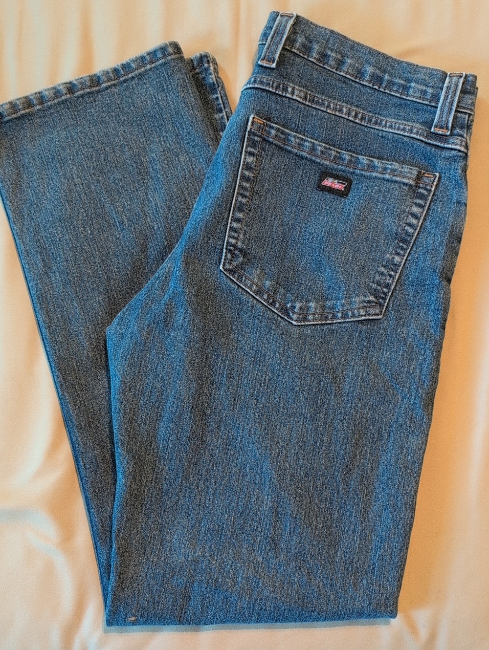 Dickies Men's Straight Leg Blue Denim Jeans